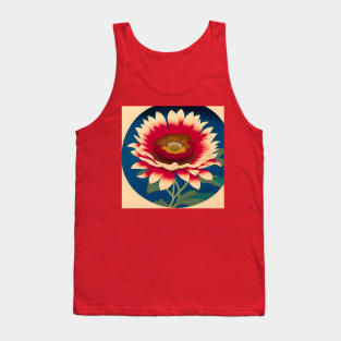 Chrysanthemum A Study in Japanese Style Tank Top